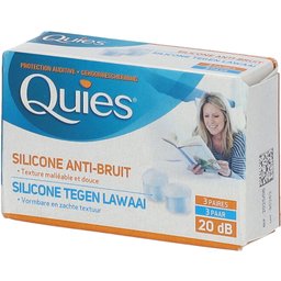Quies® Protection auditive en silicone Anti-bruit