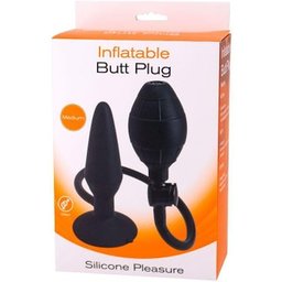 Plug Gonflable Silicone Pleasure M 1ut