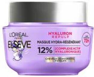 Elseve Hyaluron Repulp Masque Hydra-Régénérant Cheveux Fatigués et Déshydratés 310 ml - Pot 310 ml