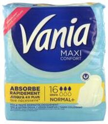 Serviettes Hygiéniques Maxi Confort Normal+ 16 Serviettes - Sachet 16 Serviettes Hygiéniques