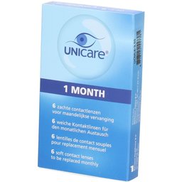 Unicare Lentilles mensuelles -3,50
