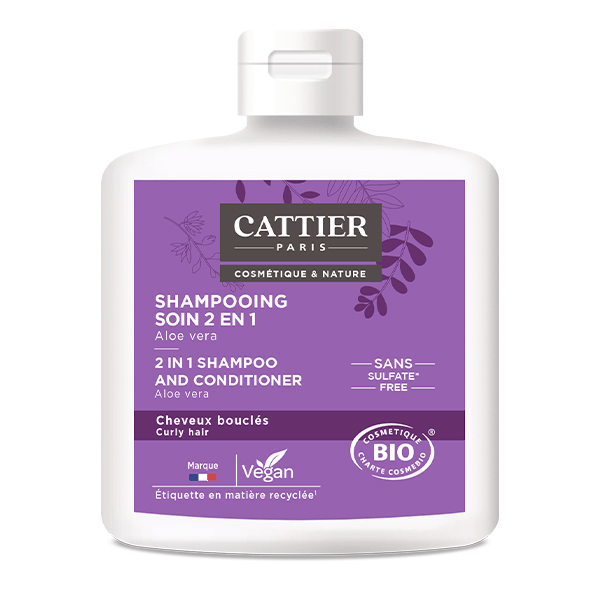 Shampoing Soin 2 en 1 Cheveux Bouclés Bio 250ml