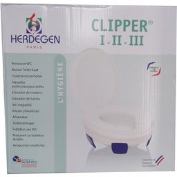 Clipper II réhausseur de toilettes avec clips de sécurité