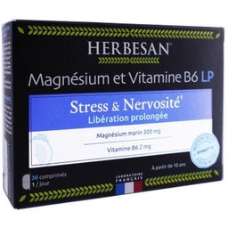 Magnésium Vitamine B6 Lp 30 Comprimés