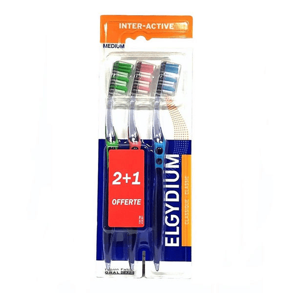 Brosse à Dents Diffusion Medium - Lot de 3