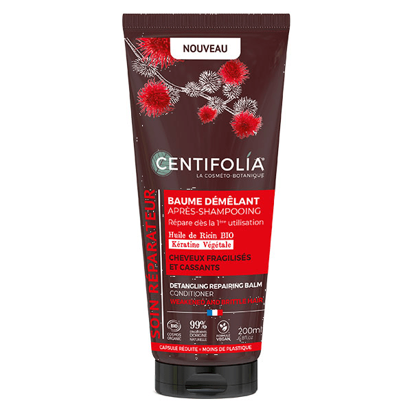 Soin Réparateur Baume Démêlant Après-Shampoing Cheveux Fragilisés et Cassants Bio 200ml