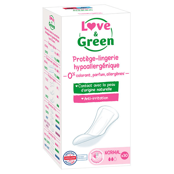 Protège-Slips Hypoallergéniques Normal 30 unités