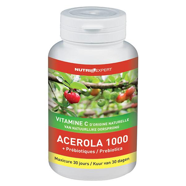 Acerola 1000+ Prébiotiques 60 comprimés