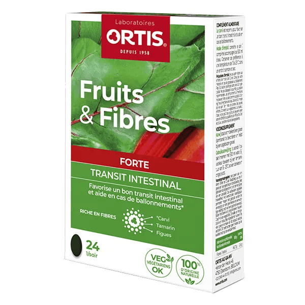 Transit Intestinal Fruits & Fibres Forte 24 comprimés