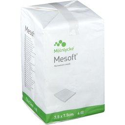 Mesoft S Compresse Non-Stérile Non-Tissé 4 Couches 7.5x7.5cm 157100