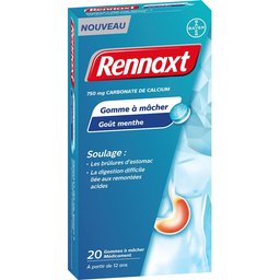 Rennaxt 20 gommes à mâcher