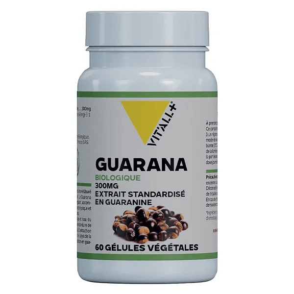Guarana Bio 300mg 60 gélules végétales