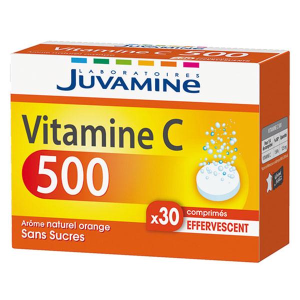 Vitamine C 500 Orange Sans Sucres Effervescents 30 comprimés