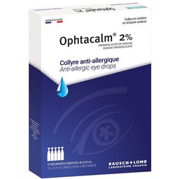 Opthacalm Collyre Anti-Allergique Unidoses