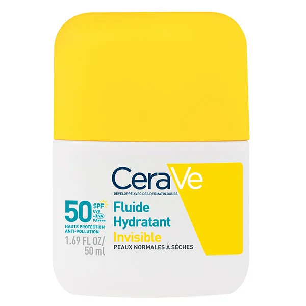 Suncare Fluide Hydratant Invisible SPF50 Haute Protection pour le visage 50mL