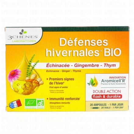 LES 3 CHÊNES Défenses Hivernales BIO x20 ampoules