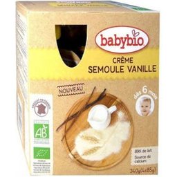 Gourde dès 6 mois Crème Semoule Vanille 4x85 Grammes