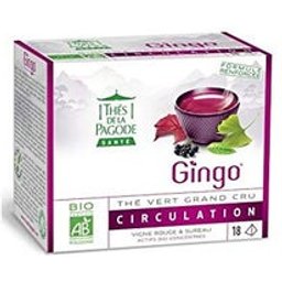 Té Verde Gingo Circulación Bio 18uds