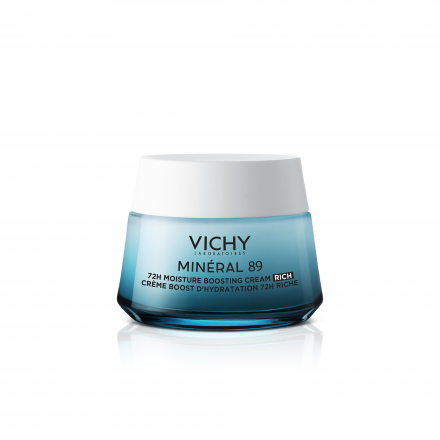 Mineral 89-Crème boost hydratation riche - Peau sèche-Pot 50ml