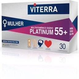 Omega Pharma Viterra Mulher Platinum 55+ 30comp
