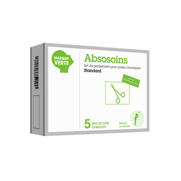 Absosoins Set de Pansement Plaies Chroniques Standard 5 sets