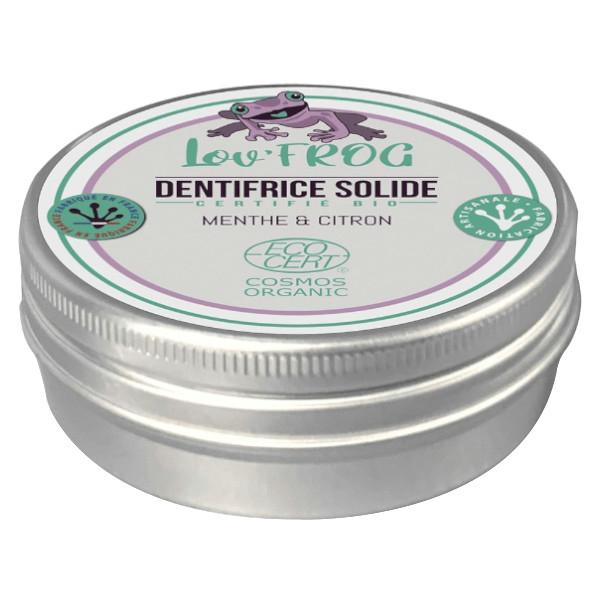 Dentifrice Solide Menthe & Citron Bio 50g