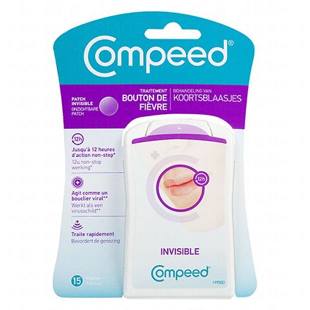 Patch bouton de fièvre Discret x 15