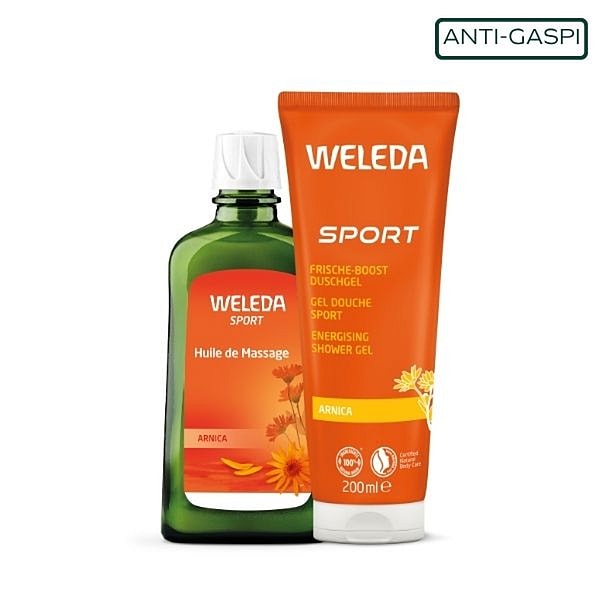 Duo Huile de Massage à l'Arnica + Gel Douche Arnica - Weleda