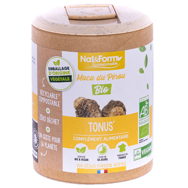 Écoresponsable Maca Bio 200 gélules