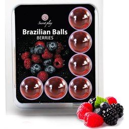 Secretplay Brazilians Balls Forest Fruits 6 unités