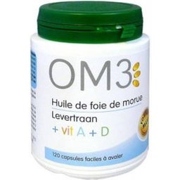 Om3 Hle Foie Morue Vit A+D Caps120
