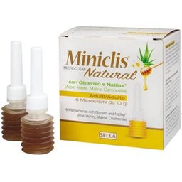 Miniclis Natural Microenemas Adultes 6uts