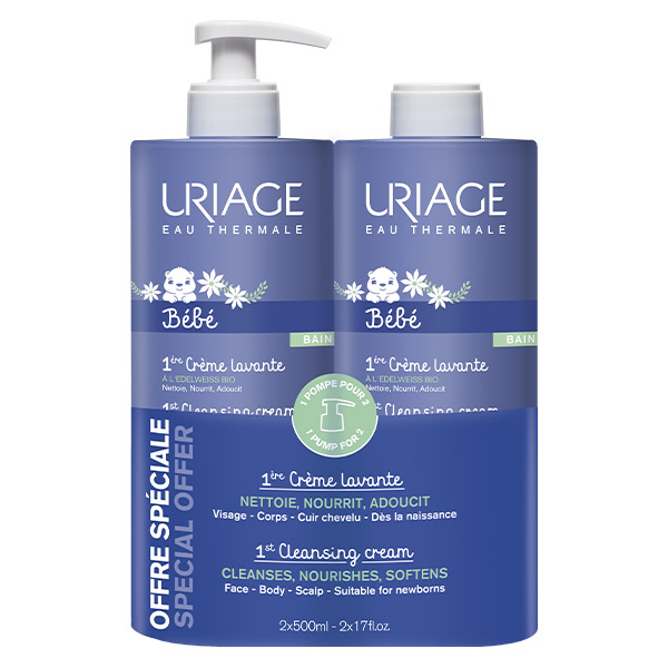 Bébé Duo 1ère Crème Lavante 2x500ml