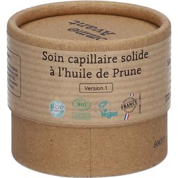 Soin Capillaire Solide à l'Huile de Prune Sans Parfum