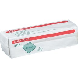Nobatop® 8 Compresses en nontissé 5 x 5 cm