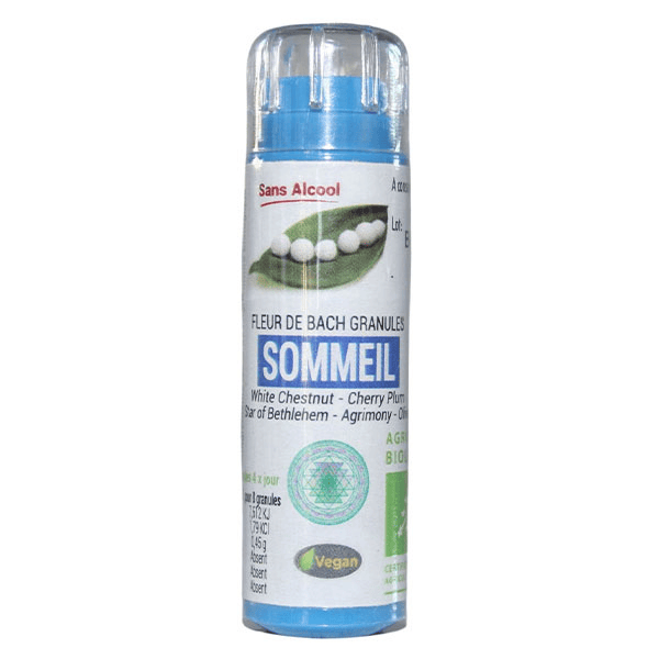 Kosmeo Complexe Fleurs de Bach 0% Alcool Sommeil Bio 120 granules