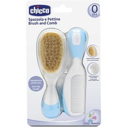 Chicco™ pinceau bleu 1 pc + peigne bleu 1 pc