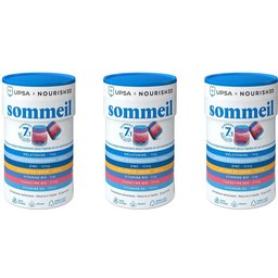 Gummies 7en1 UPSAxNourished Sommeil à base de mélatonine - Adulte - Complément Alimentaire Sans Sucres