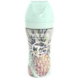 Biberon en acier ananas anticolique +4M 330ml