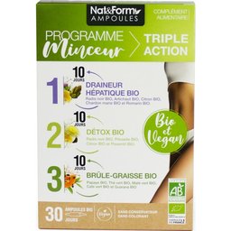 Programme Minceur Bio 30 Ampoules