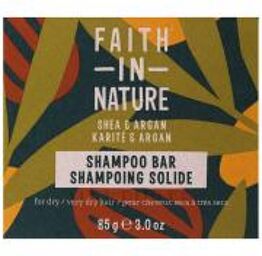 Shampoing Solide Karité et Argan - Cheveux Secs à Très Secs 85 g - Pain 85 g