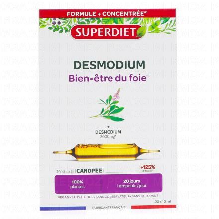 Desmodium Bien-être du foie 20 ampoules x 10ml