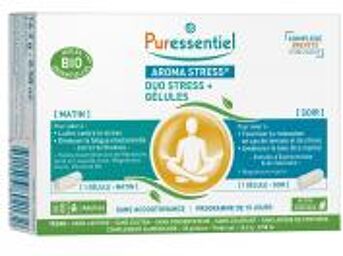 Aroma Stress Duo Stress + Gélules 30 Gélules - Boîte 30 gélules