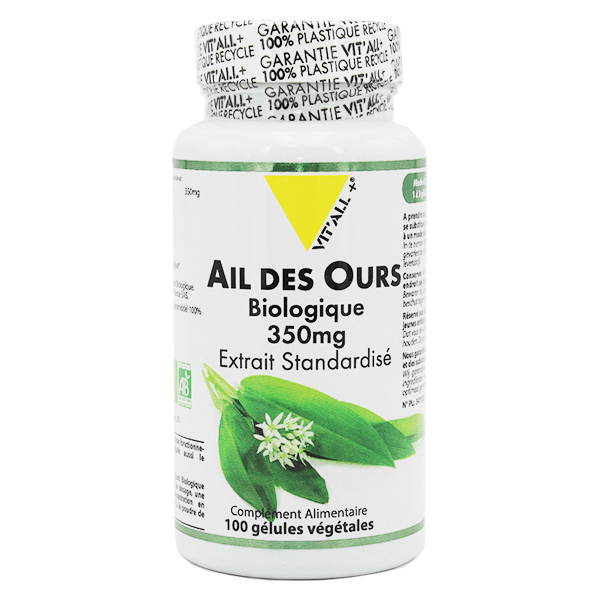 Ail des Ours 350mg Bio 100 gélules végétales
