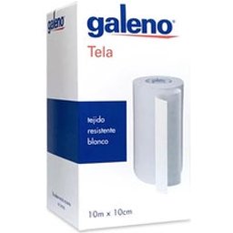 Ruban adhésif hypoallergénique Tissu blanc 10mx10cm