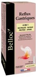 Reflux Gastriques 4en1 12 Unités - Boîte 12 sticks de 15 ml