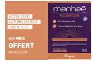 Manhaé Autobronzant Lot de 2 x 60 Gélules - Lot 2 x 60 gélules
