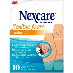 Active 360º Assortiment de pansements adhésifs assortis 10 pcs