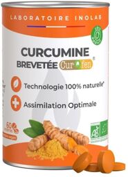 CURAFORM, Curcuma BIO breveté CurQfen® sans additifs - 60 gélules