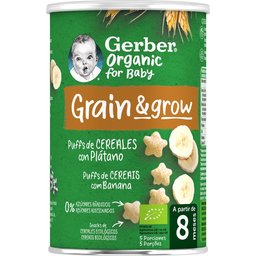 Organic Puffs Céréales de Platano 35g